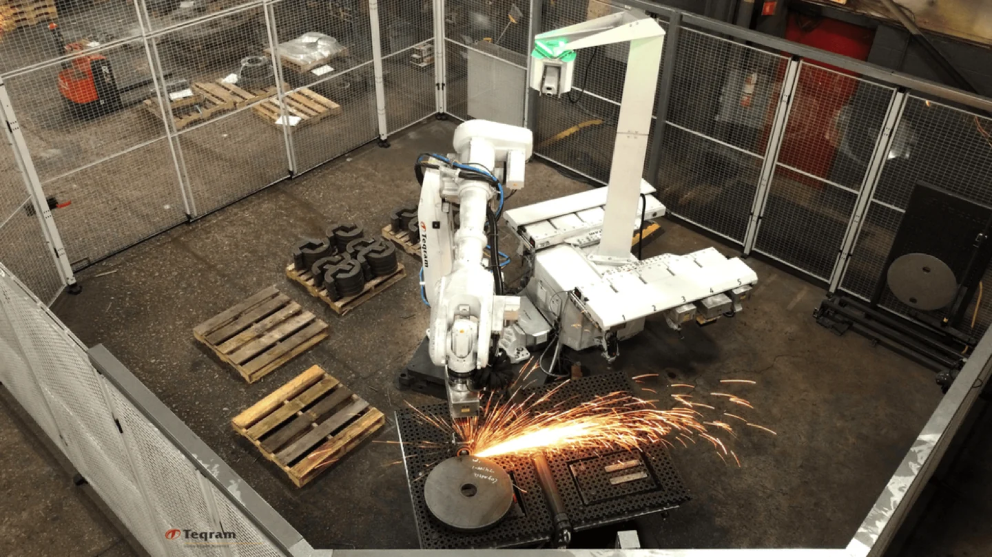 Automated manufacturing equipment at Accurate Metal Products